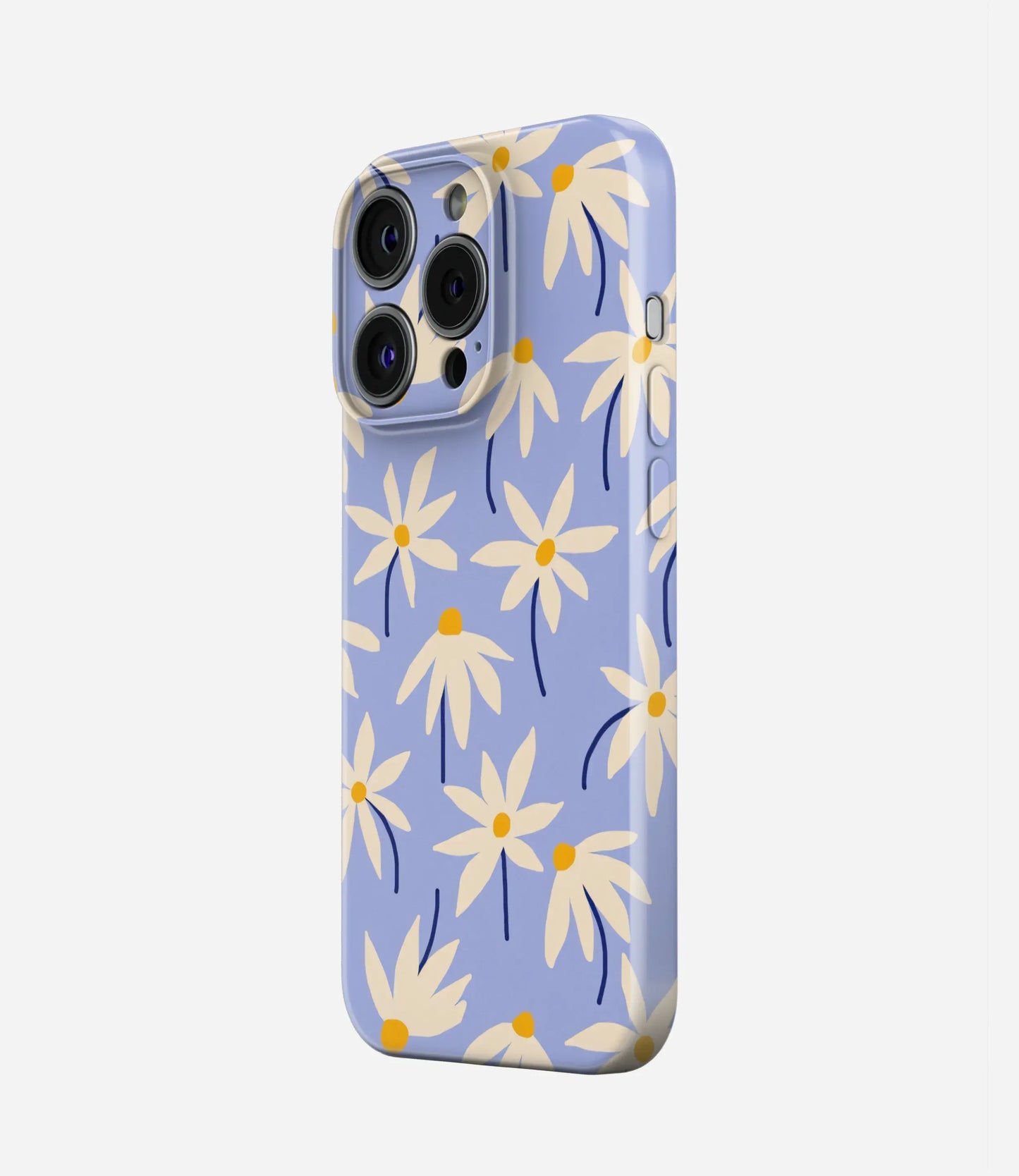 Lilac Daisy Glossy Hard Case