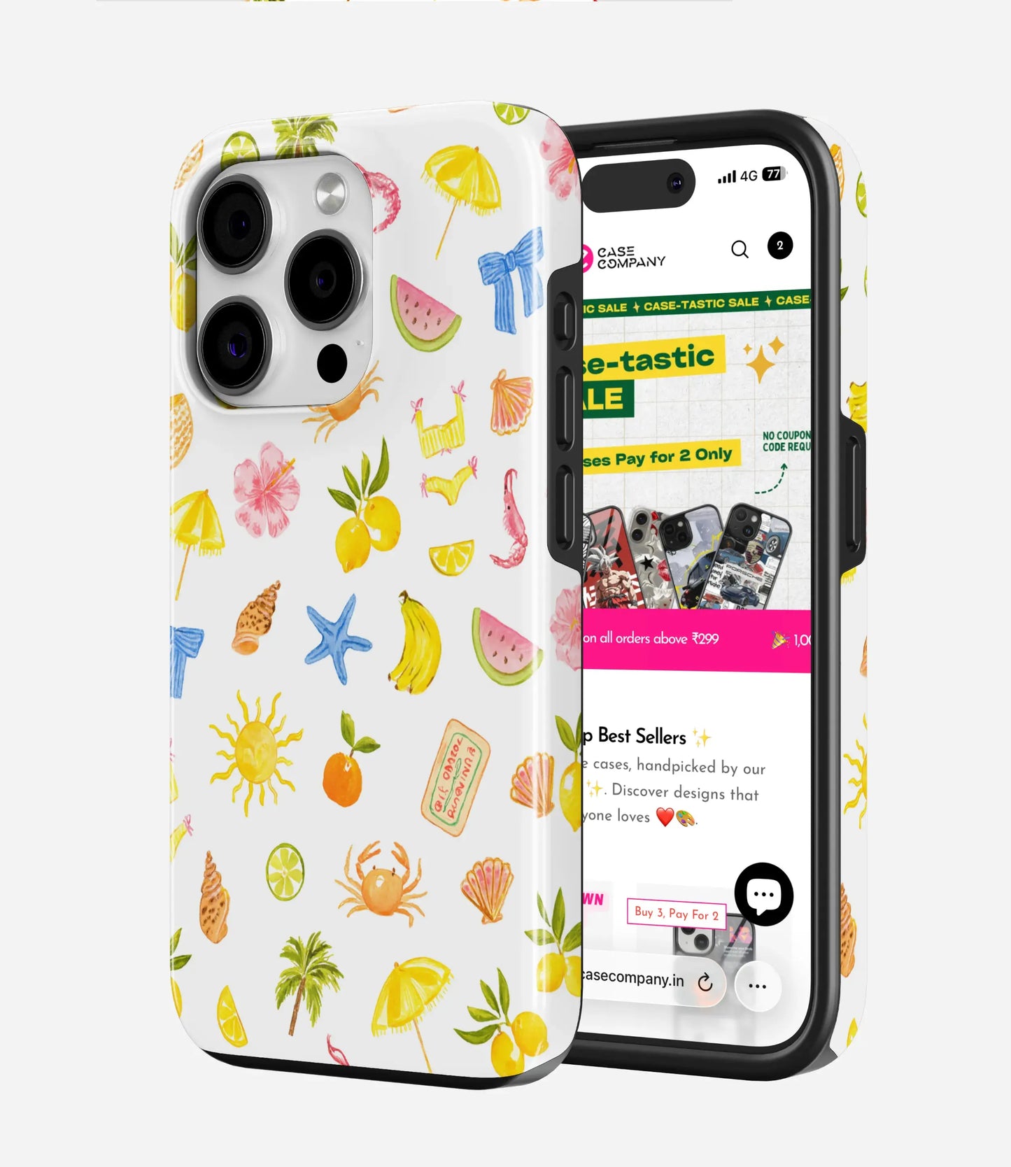 Beach Please Glossy Armoured Case