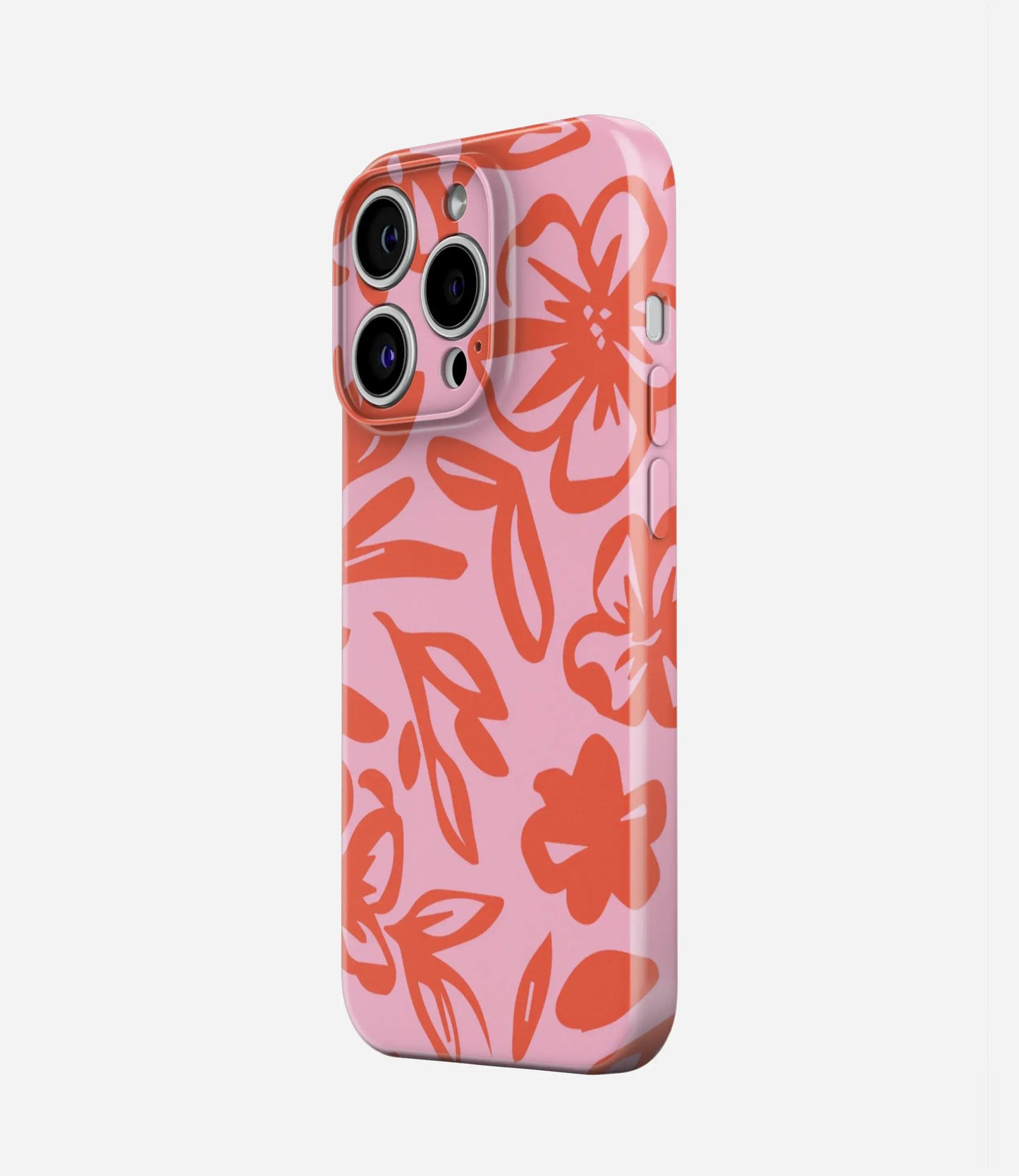 Coral Sketch Glossy Hard Case