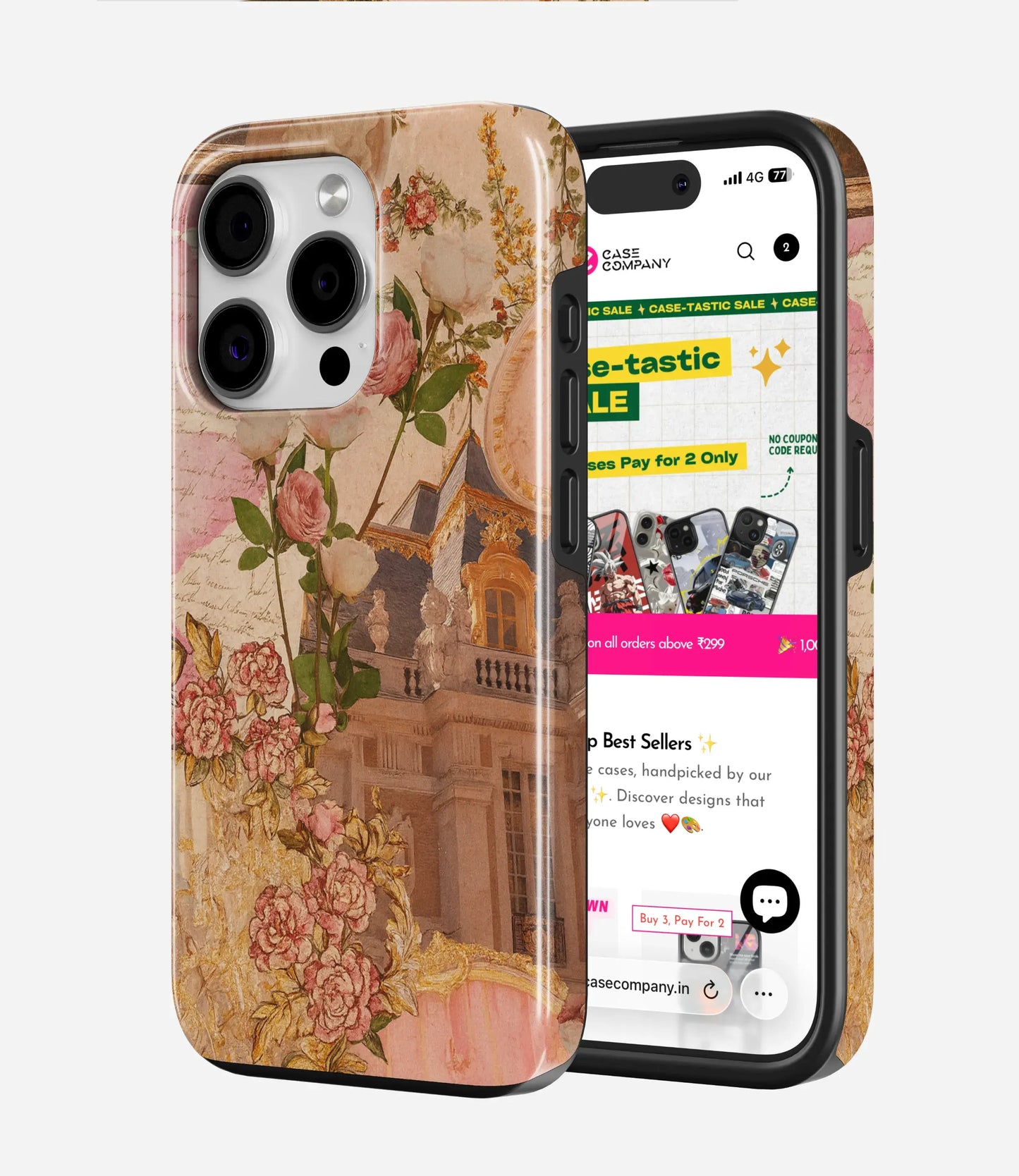 Roses & Royalty Glossy Armoured Case