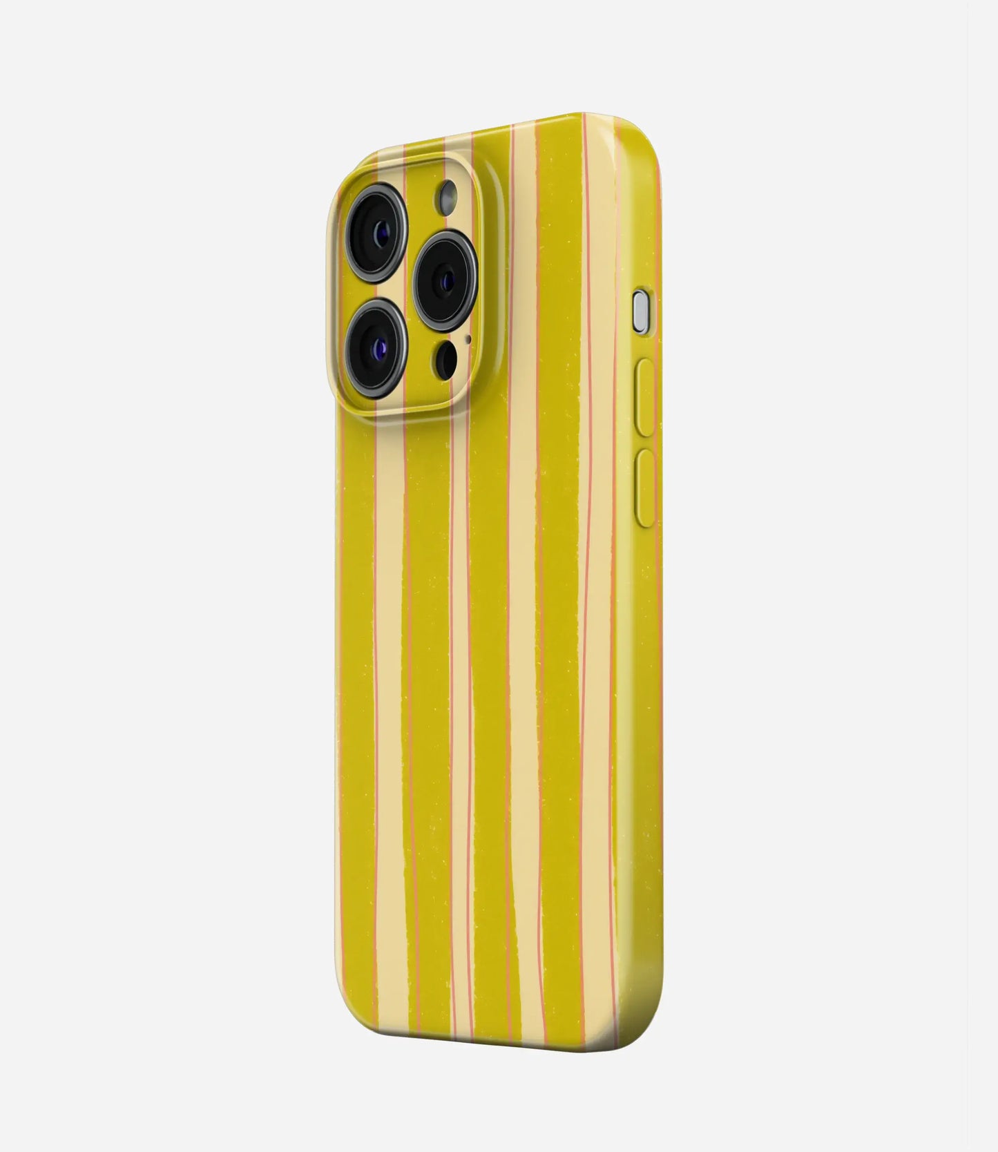 Zesty Stripes Glossy Hard Case
