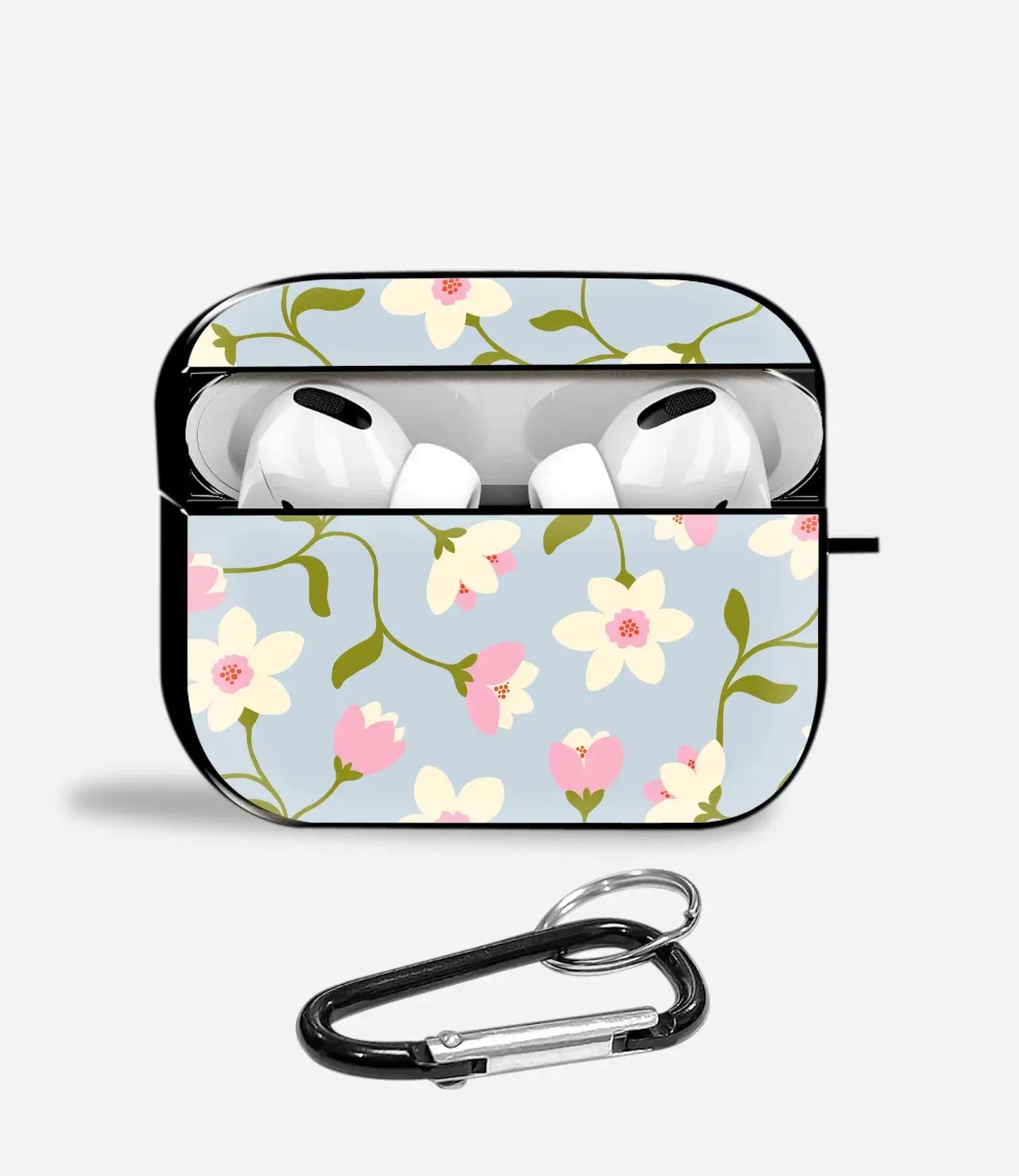 Blush Bloom Sky Aipods Glass Case