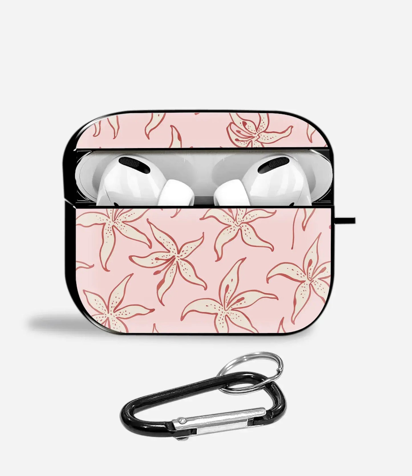 Petal Sketch Aipods Glass Case