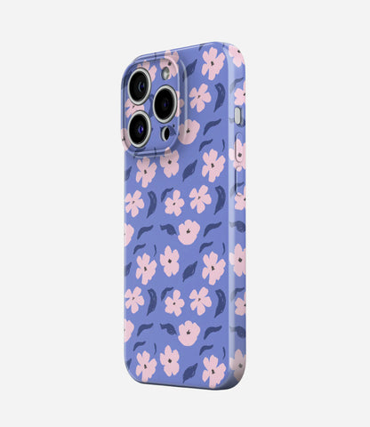 Violet Bloom Glossy Hard Case
