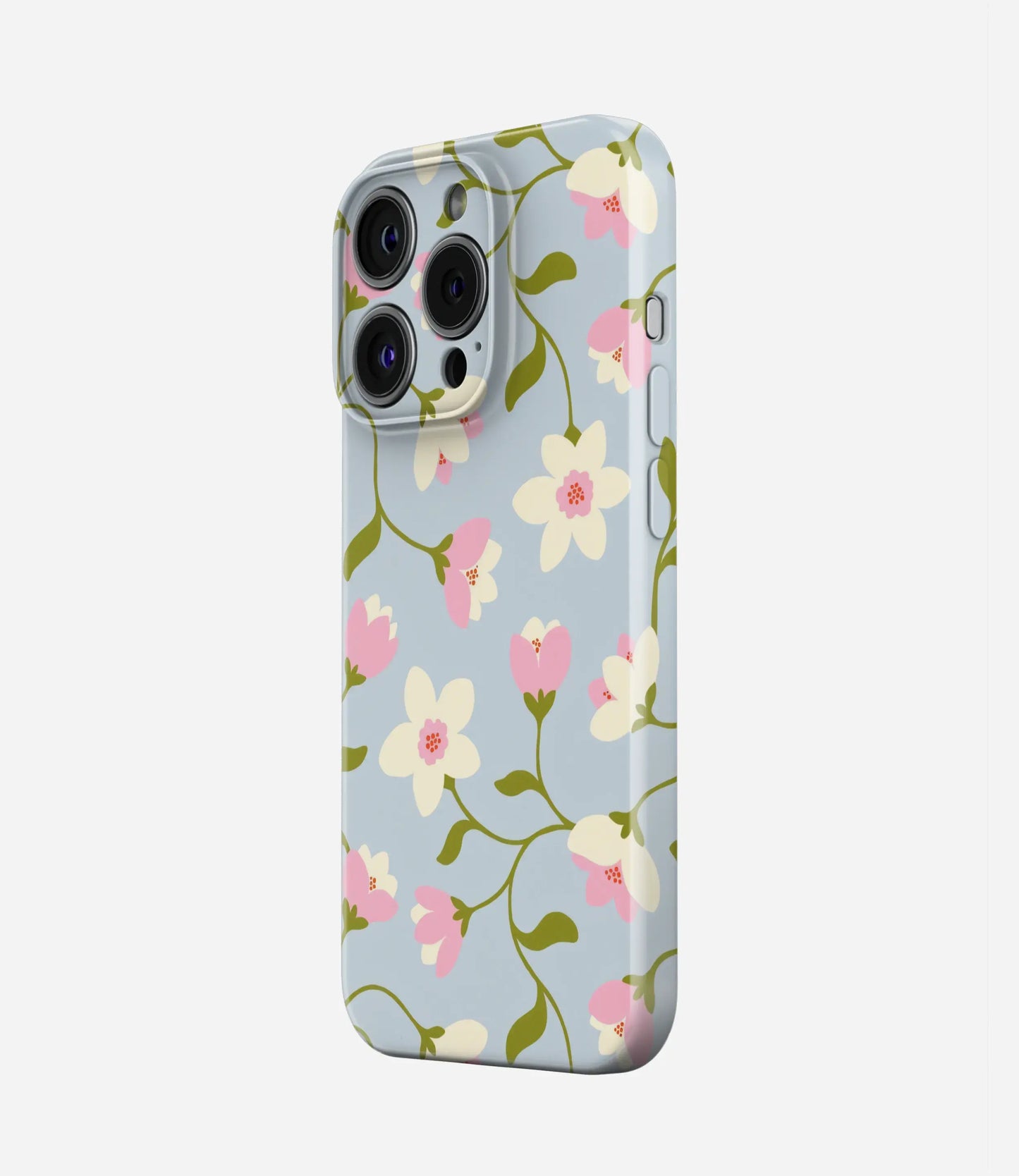 Blush Bloom Sky Glossy Hard Case