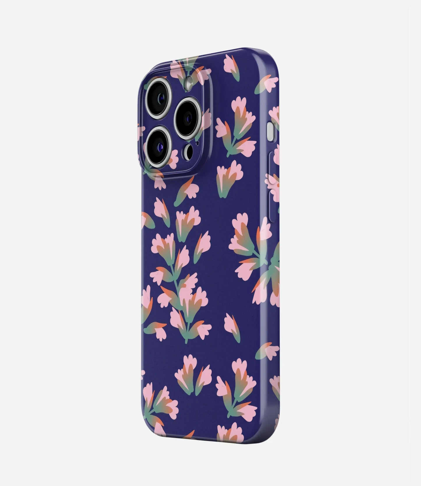 Midnight Blossom Glossy Hard Case