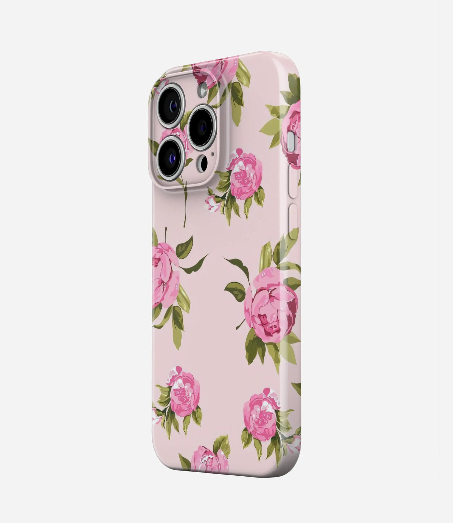 Vintage Peony Glossy Hard Case