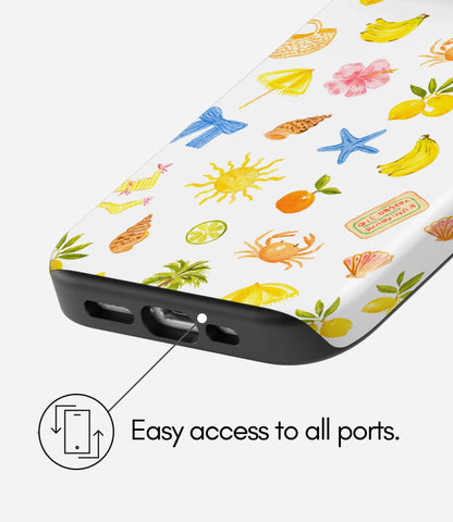 Beach Please Glossy Armoured Case