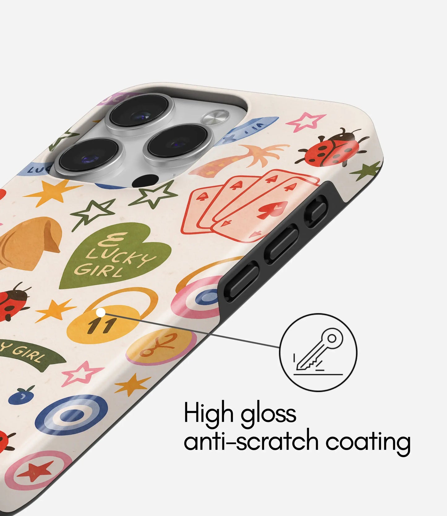 Lady Luck Glossy Armoured Case