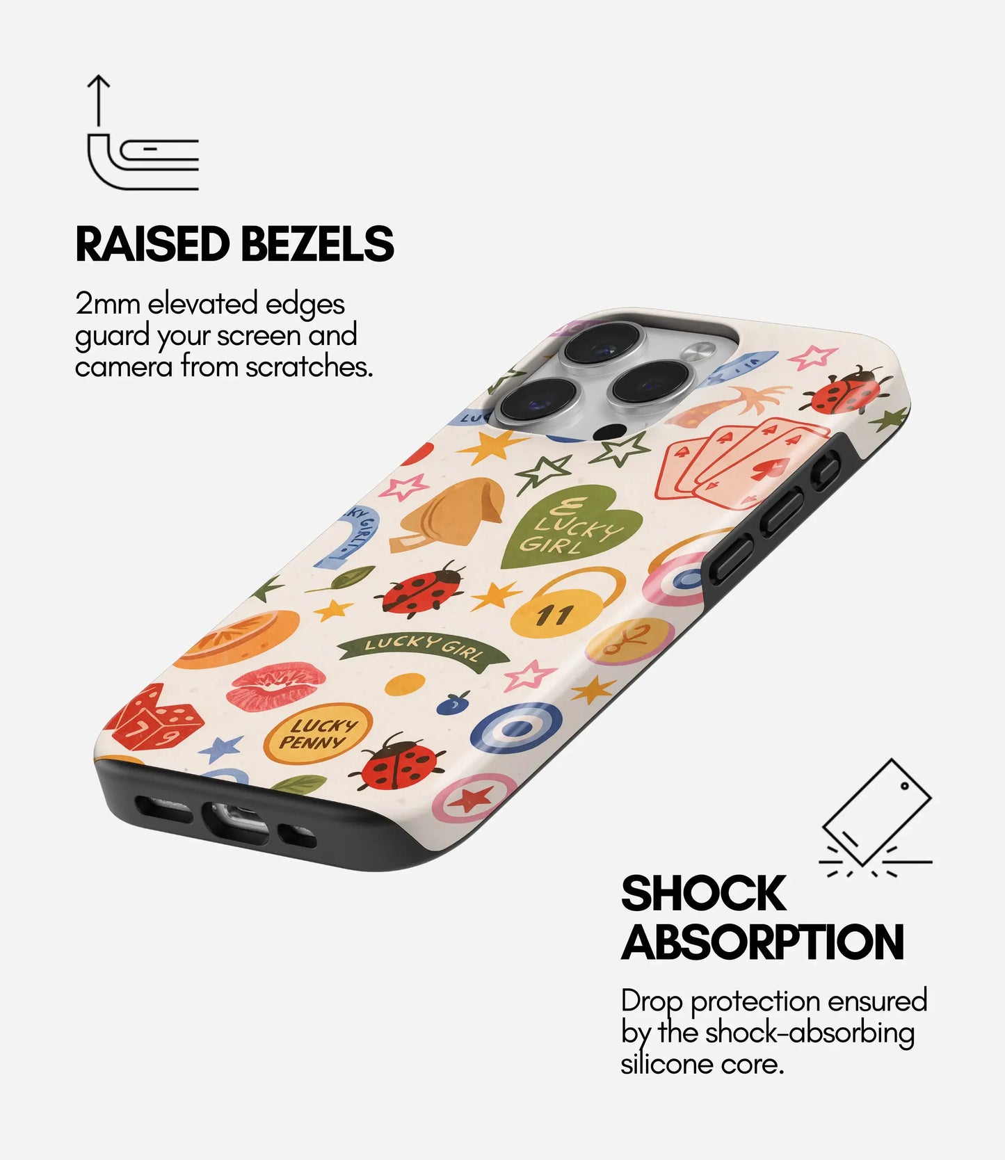 Lady Luck Glossy Armoured Case