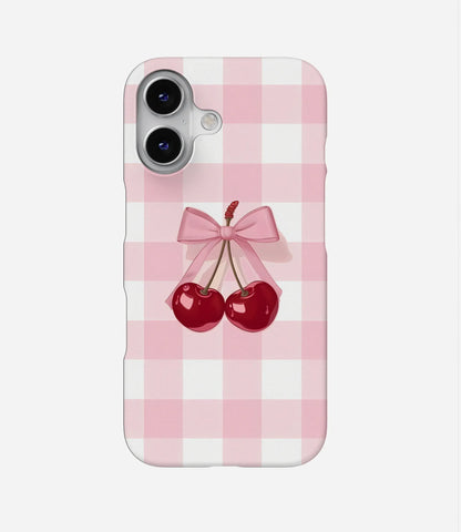 Cherry Bow Picnic Hard Case