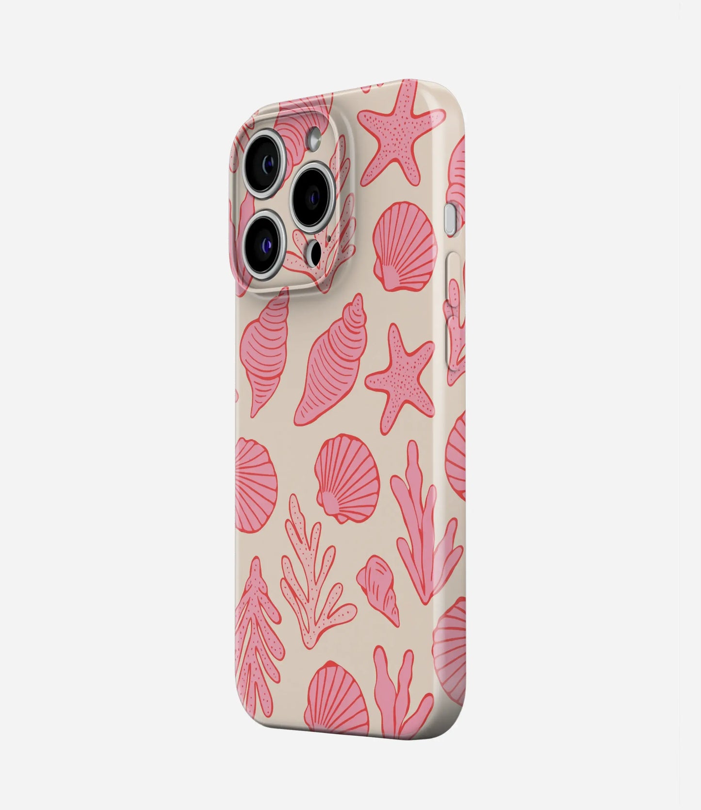 Beachy Pink Glossy Hard Case