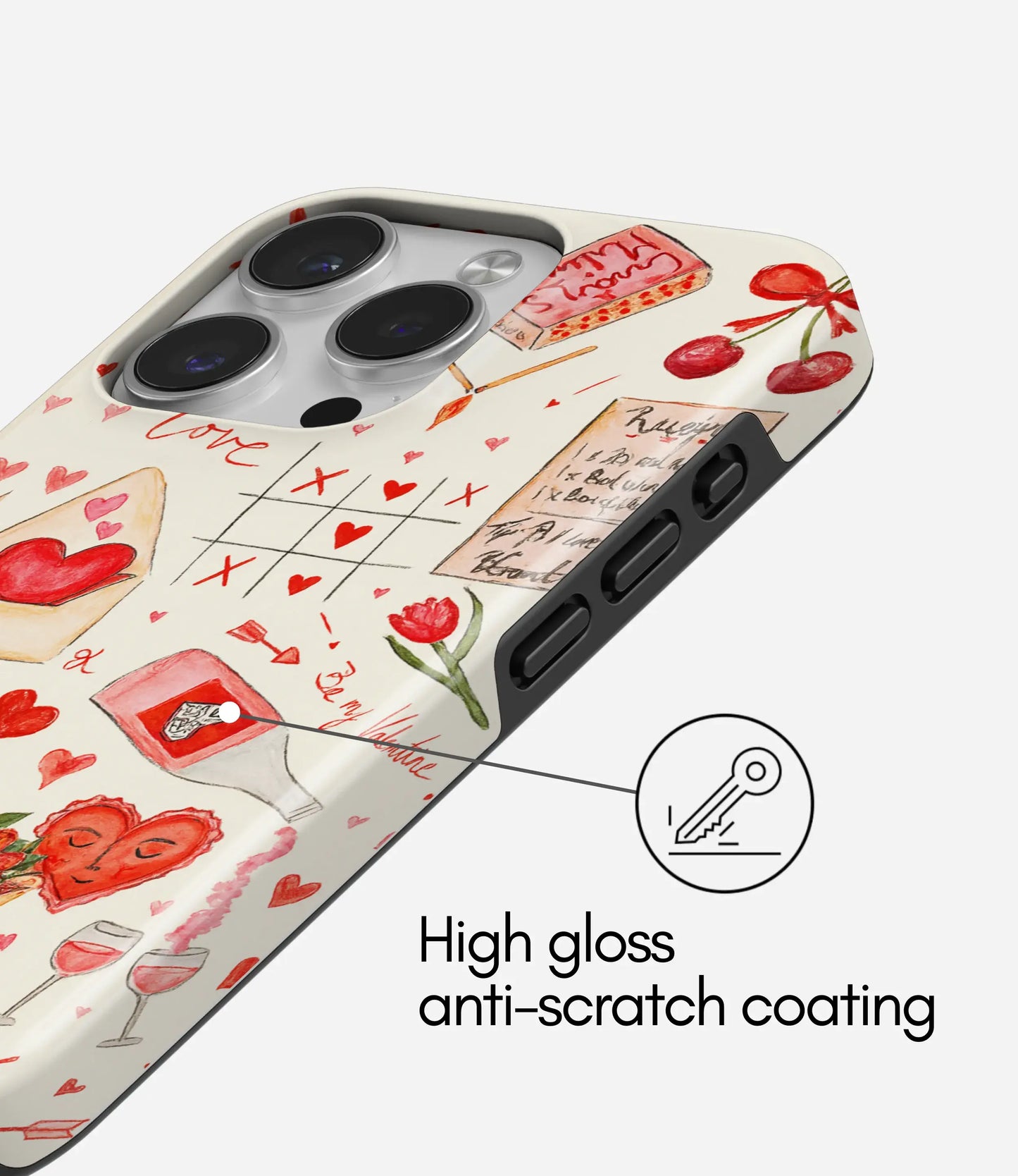 Be My Valentine Glossy Armoured Case