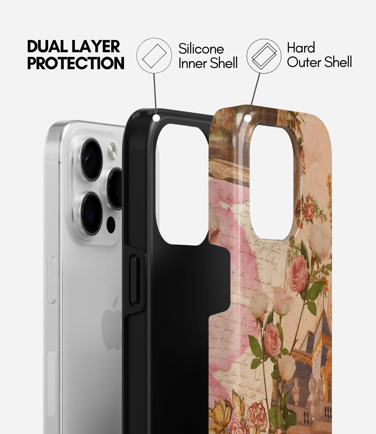Roses & Royalty Glossy Armoured Case