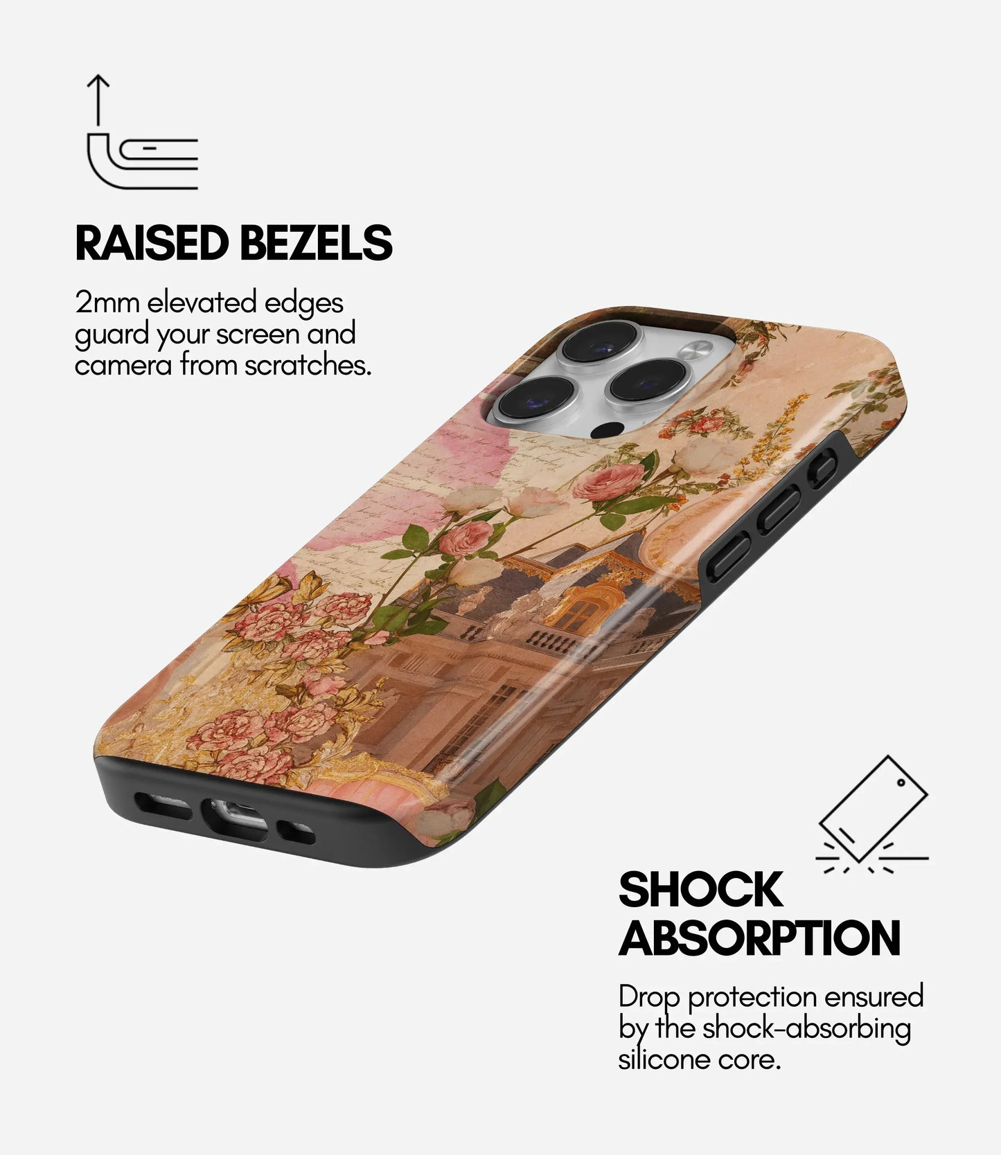 Roses & Royalty Glossy Armoured Case