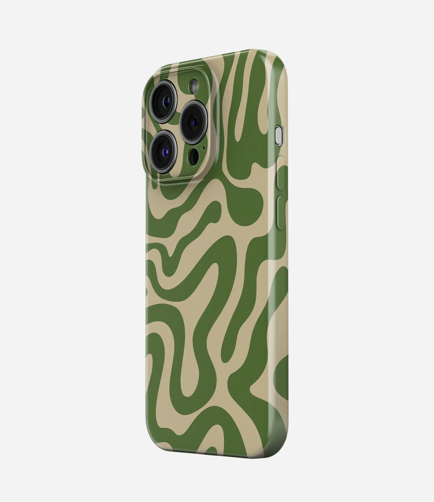Green Mirage Glossy Hard Case