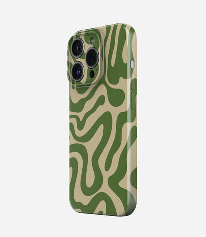 Green Mirage Glossy Hard Case