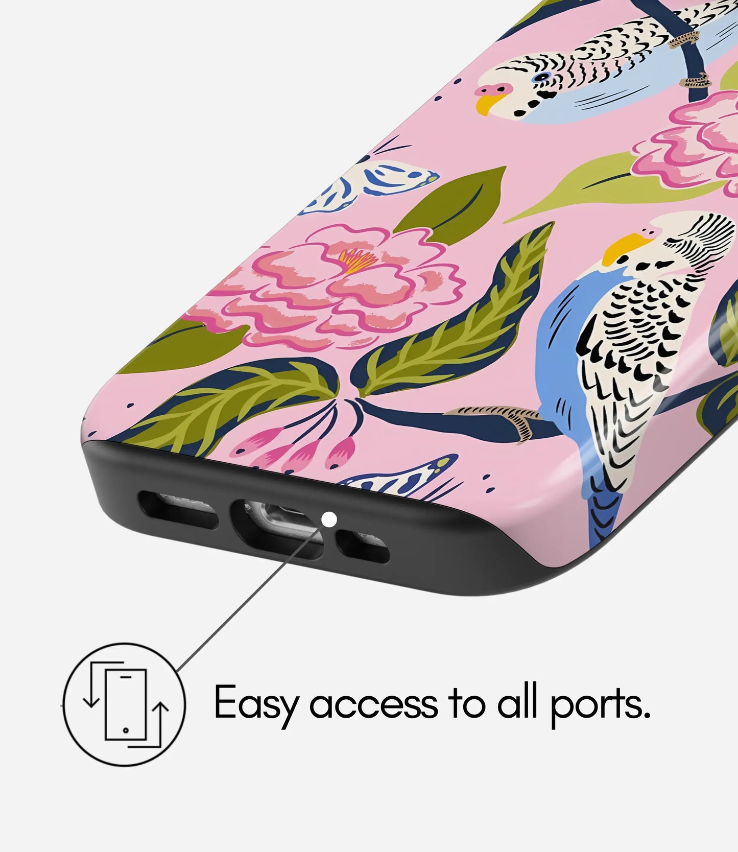 Birds of Bloom Glossy Armoured Case