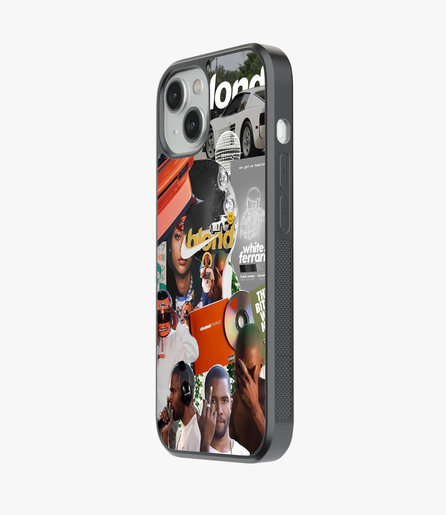 White Ferrari Glass Case