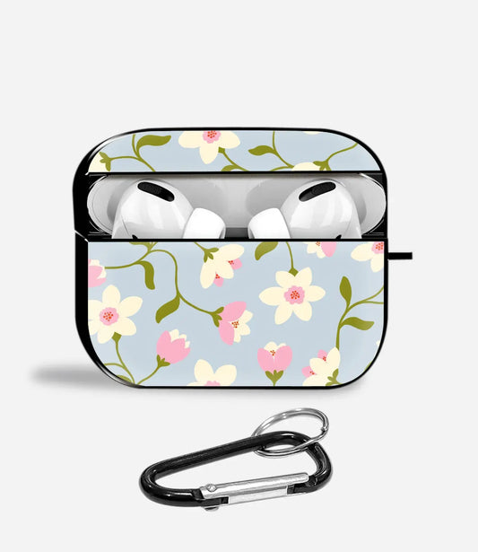 Blush Bloom Sky Aipods Glass Case