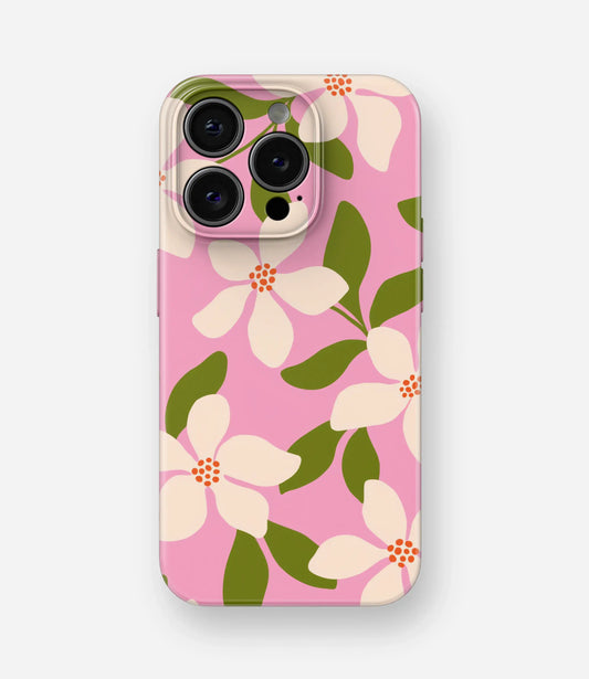 Blush Blossom Glossy Hard Case