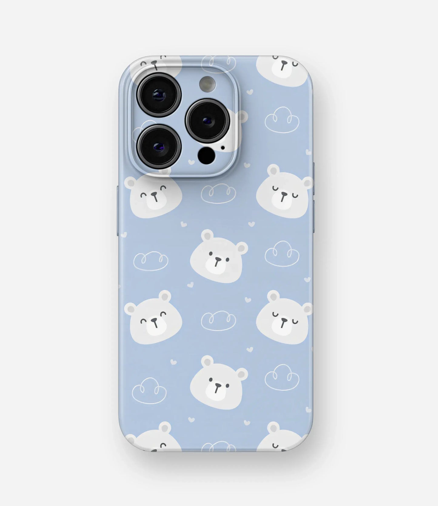 Cloudy Bear Glossy Hard Case