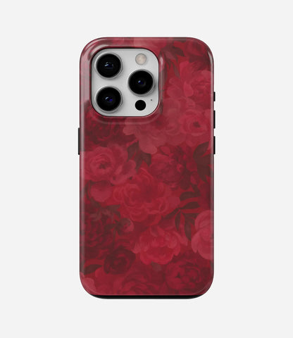 Crimson Bloom Glossy Armoured Case