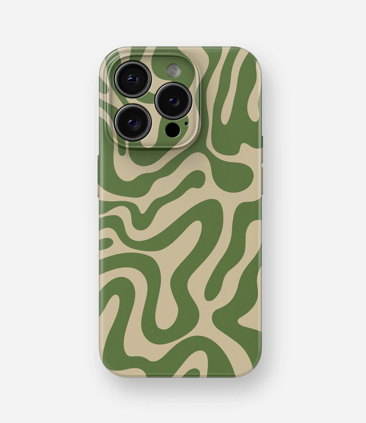 Green Mirage Glossy Hard Case