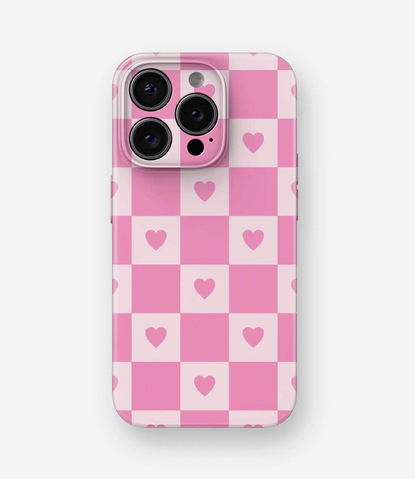 Love Check Glossy Hard Case