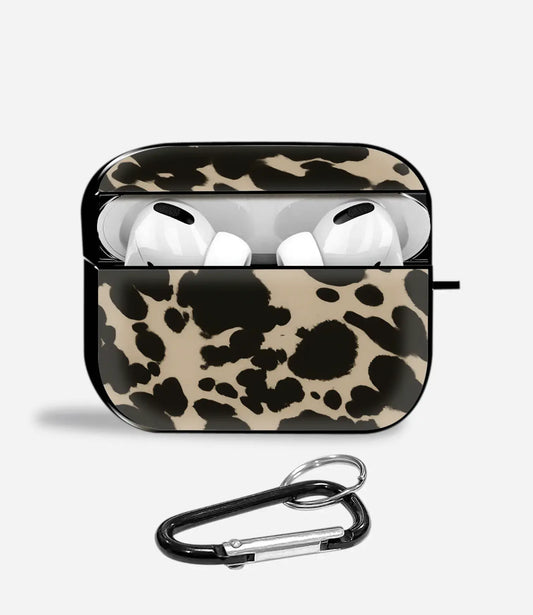 Midnight Moo Aipods Glass Case