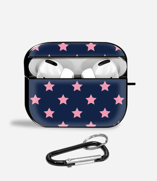 Midnight Stardust Aipods Glass Case