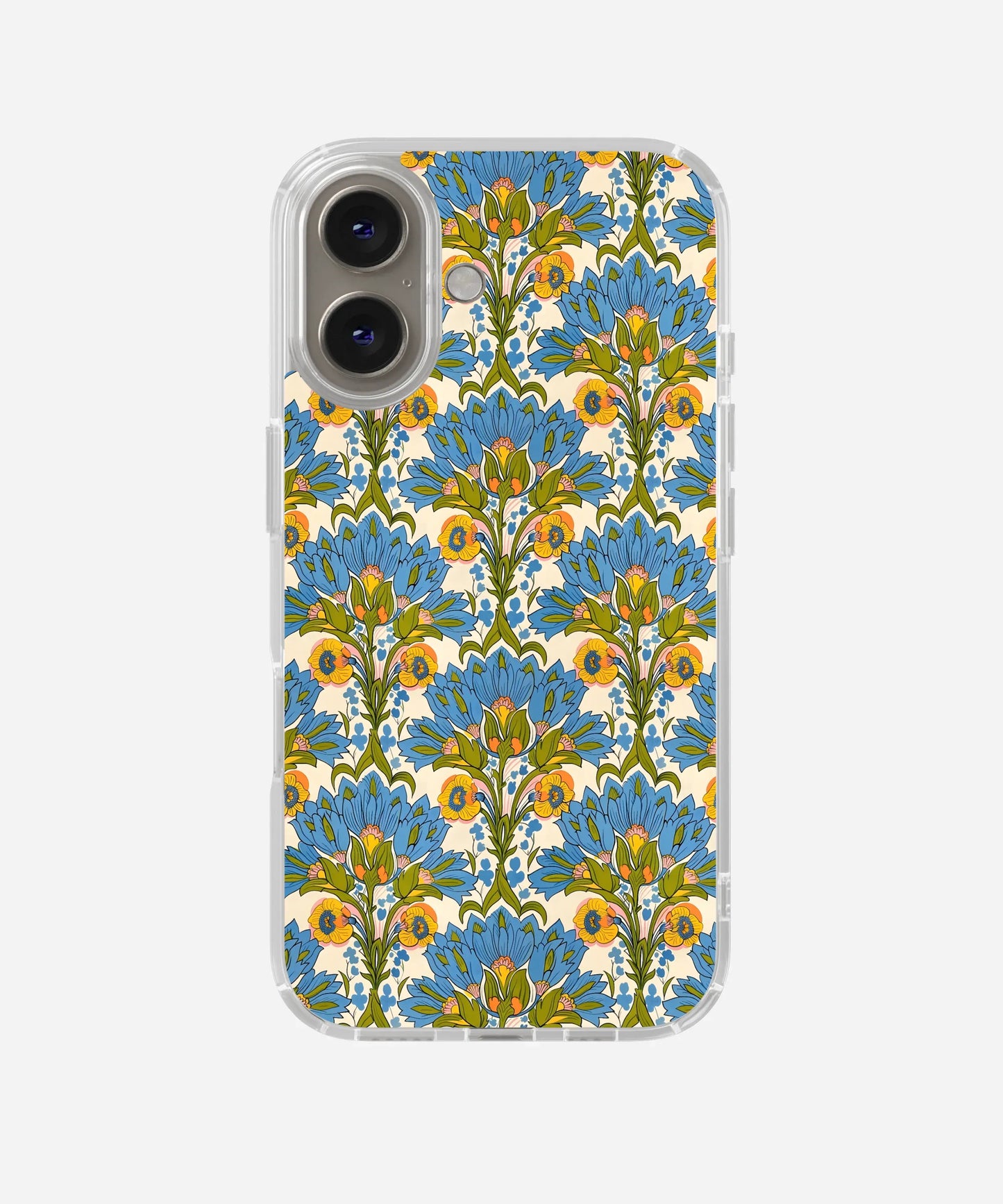 Regal Bloom Silicone Phone Case