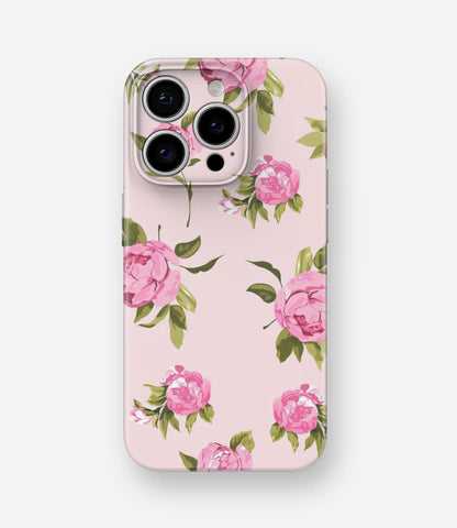 Vintage Peony Glossy Hard Case