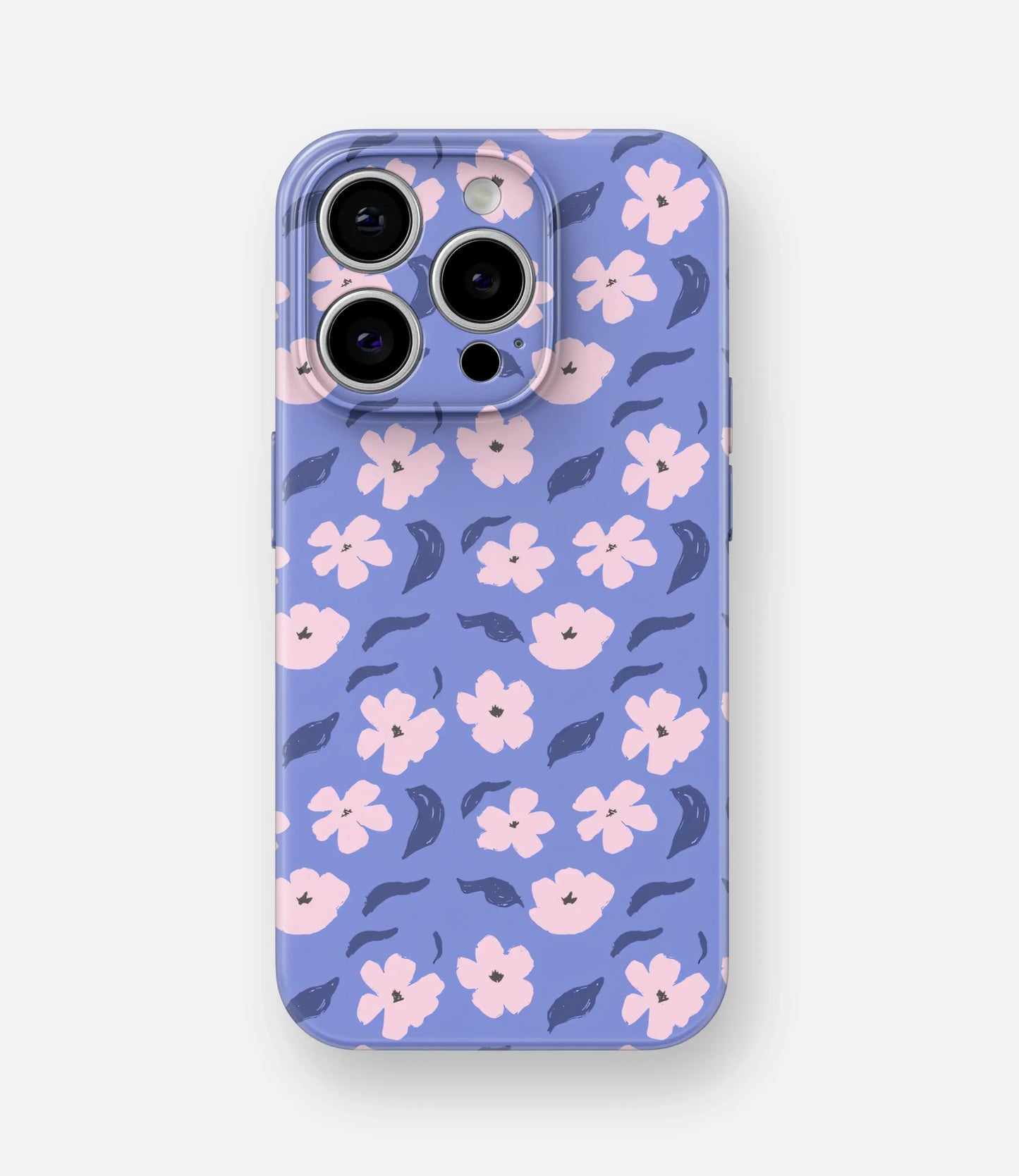 Violet Bloom Glossy Hard Case